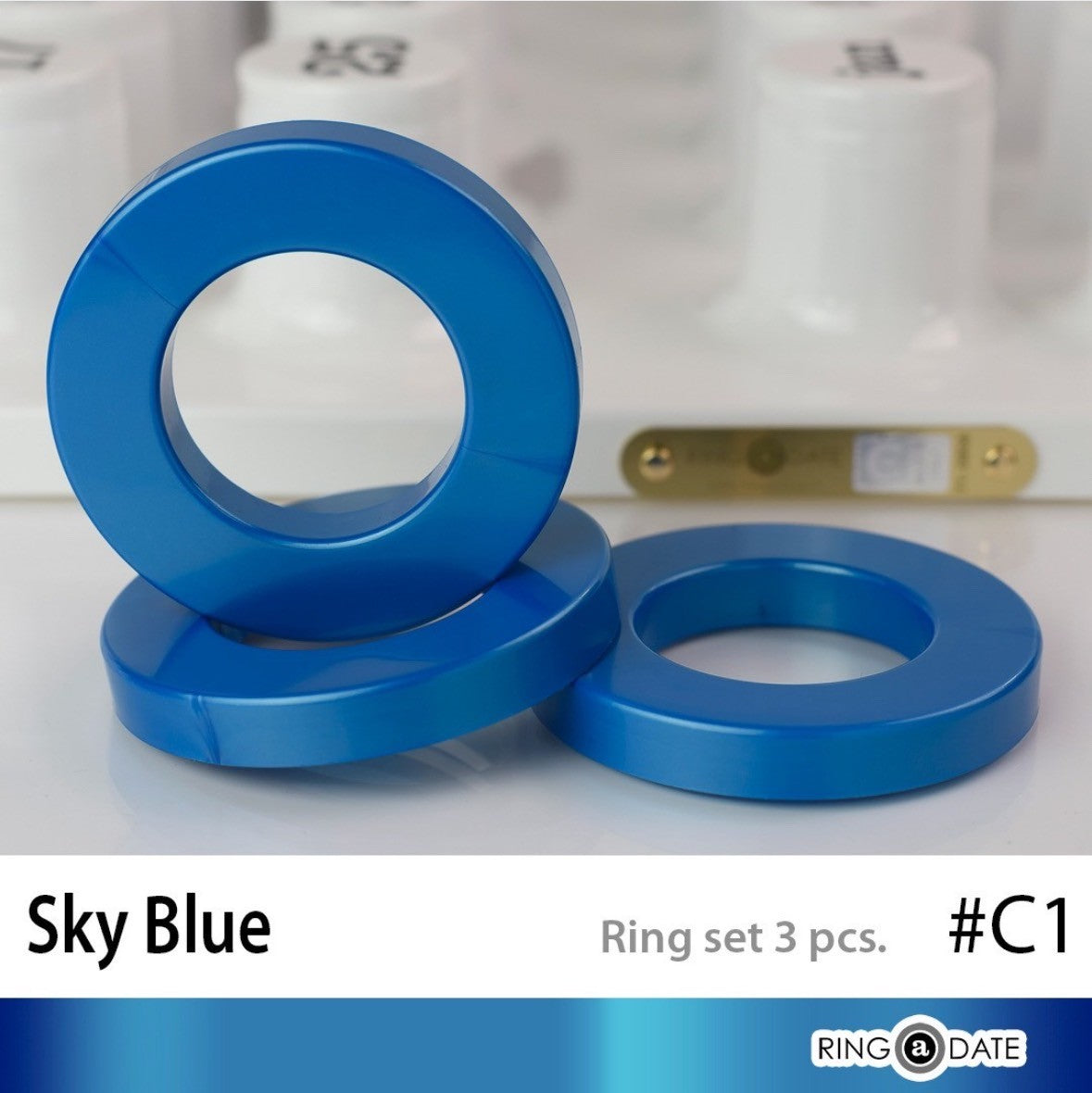 義大利產製 Ring a Date 經典萬年曆多色圓環單售