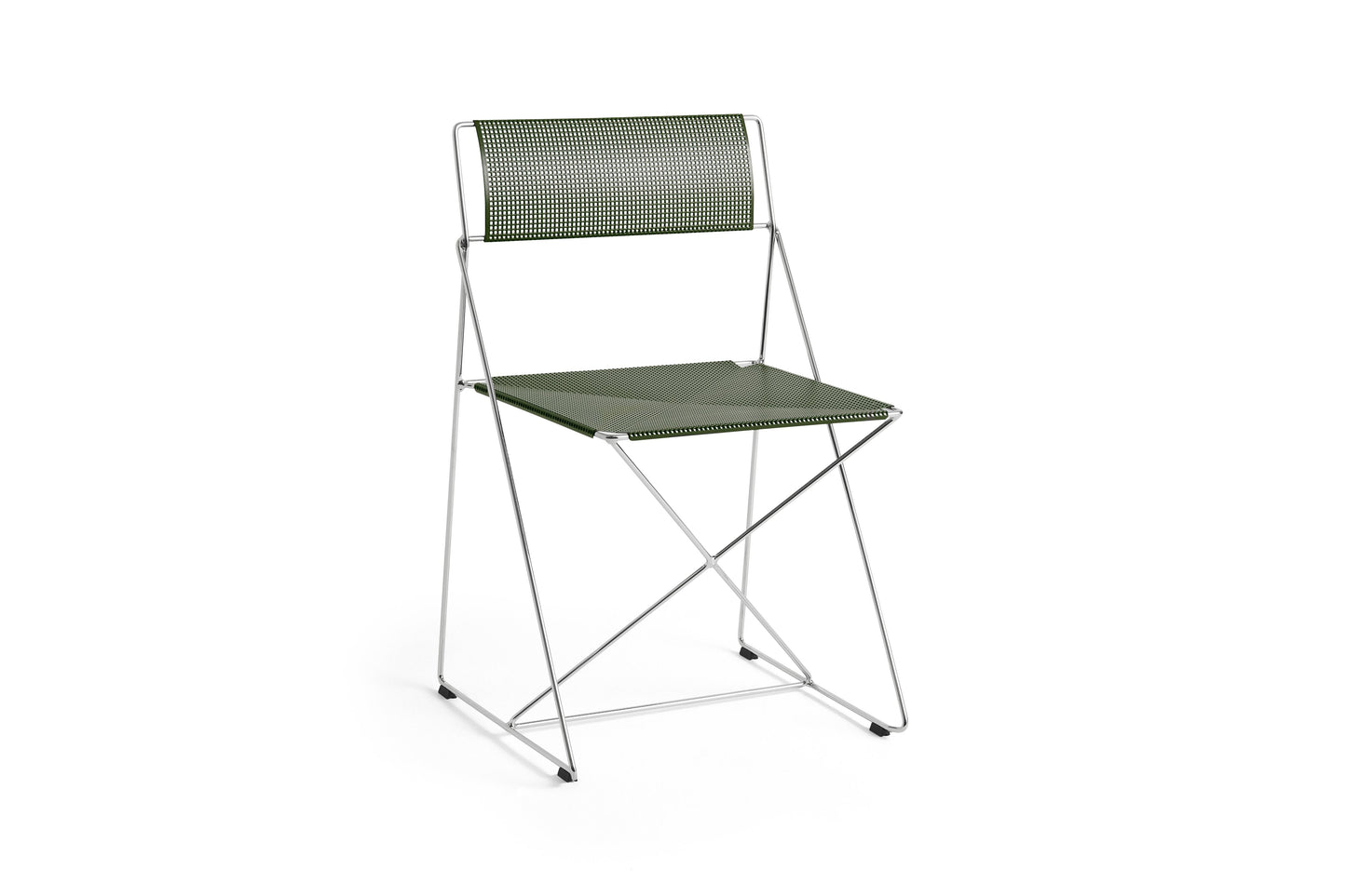HAY X-LINE Chair 全市內版本|鍍鉻底座 Powder coated steel seat back_chromed base Indoor