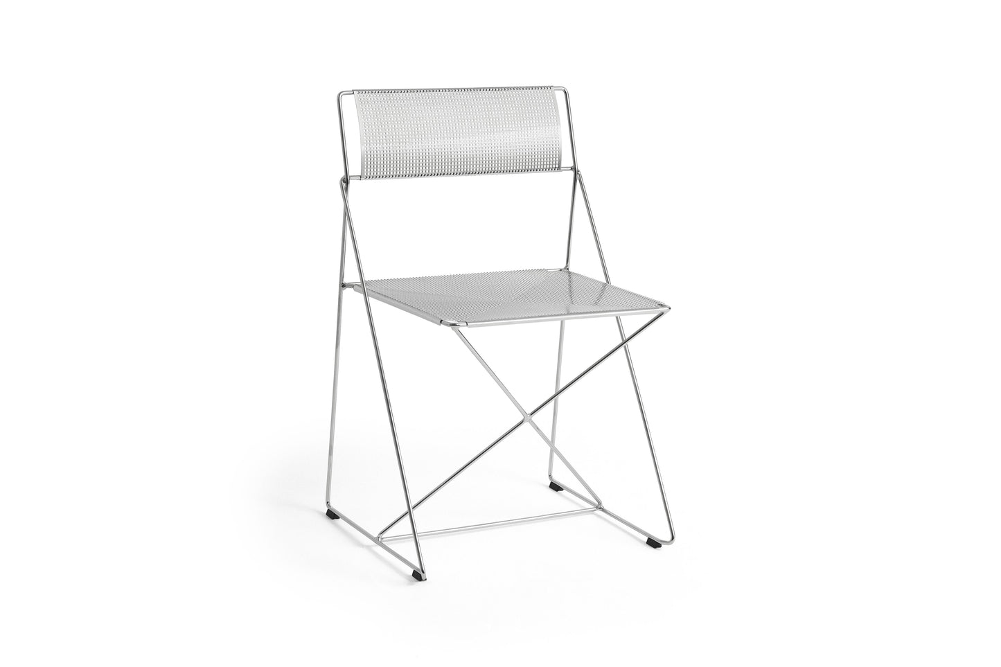 HAY X-LINE Chair 全市內版本|鍍鉻底座 Powder coated steel seat back_chromed base Indoor