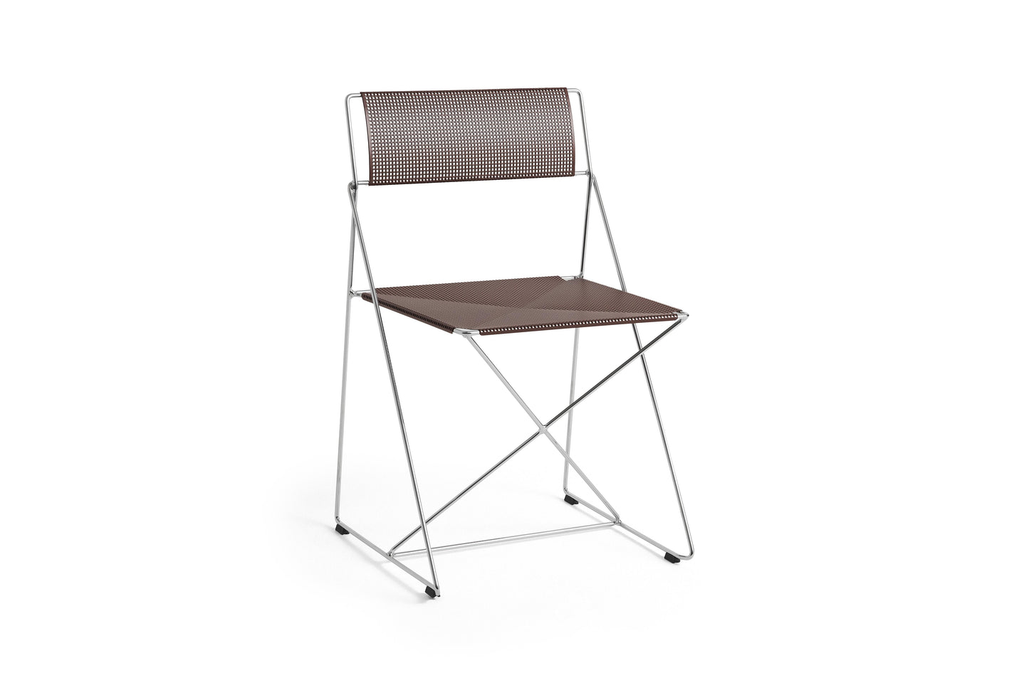 HAY X-LINE Chair 全市內版本|鍍鉻底座 Powder coated steel seat back_chromed base Indoor