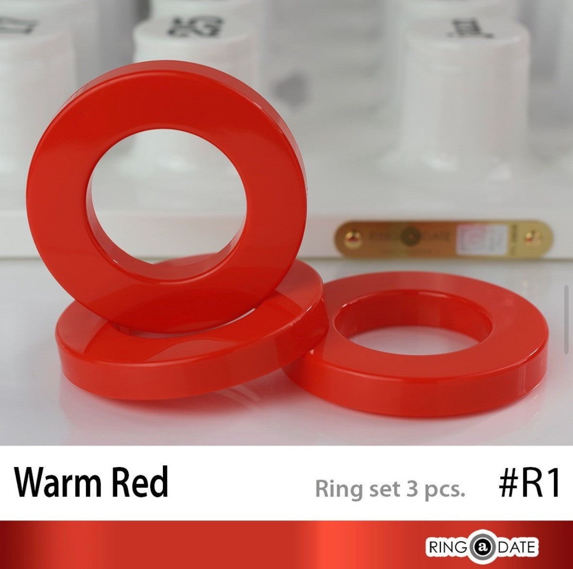 義大利產製 Ring a Date 經典萬年曆多色圓環單售