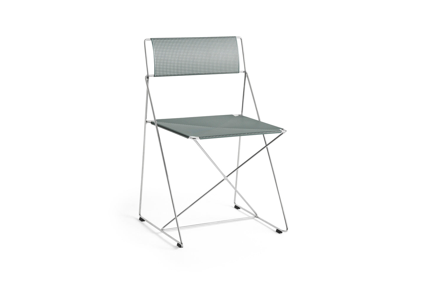 HAY X-LINE Chair 全市內版本|鍍鉻底座 Powder coated steel seat back_chromed base Indoor