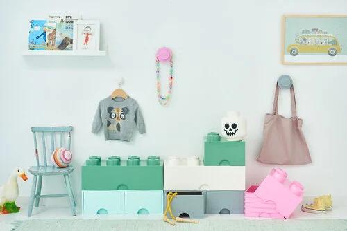 【預購中】樂高Lego 3入組塑膠製壁掛手把(3色)