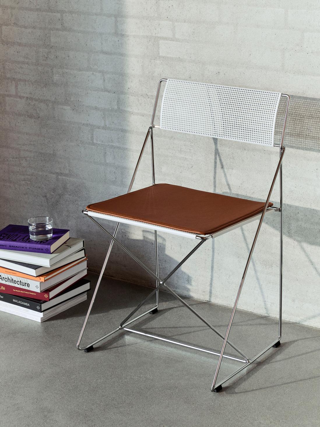 HAY X-LINE Chair 全市內版本|鍍鉻底座 Powder coated steel seat back_chromed base Indoor