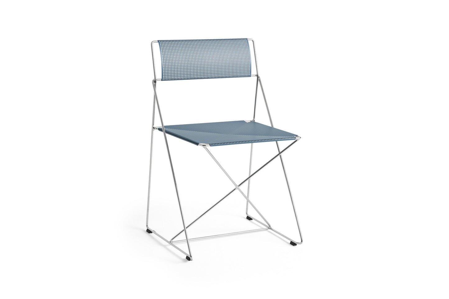 HAY X-LINE Chair 全市內版本|鍍鉻底座 Powder coated steel seat back_chromed base Indoor