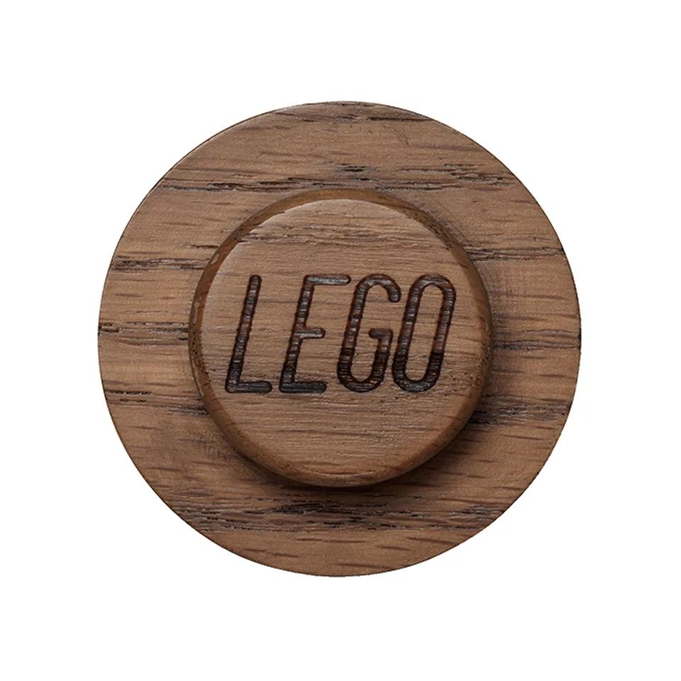 【預購中】樂高Lego 3入組木頭製 壁掛手把(2色)